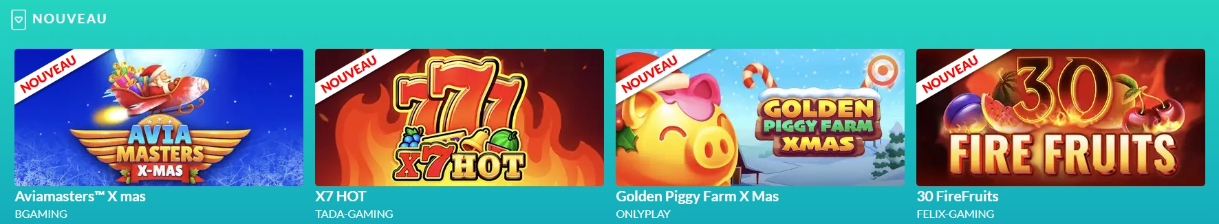 Jeux Populaires du Casino Lucky Treasure