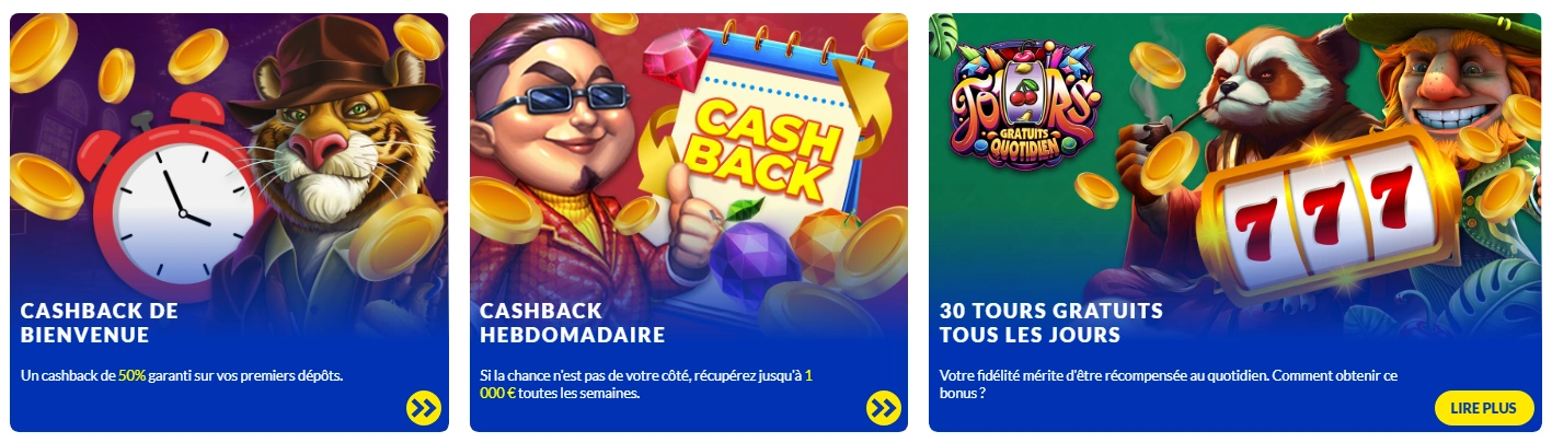 Bonus et Promotions avec Code Gratuit